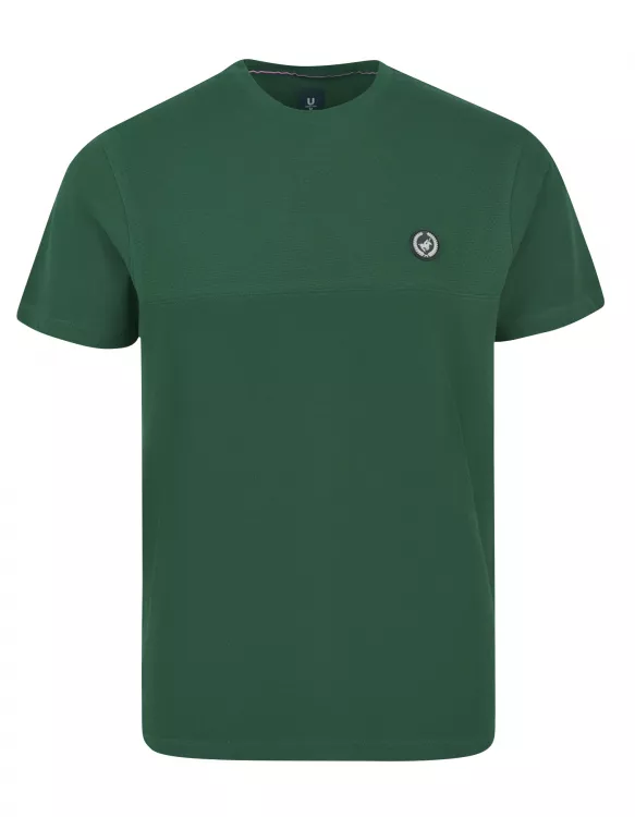 Texture Green Half Sleeve  T-Shirt