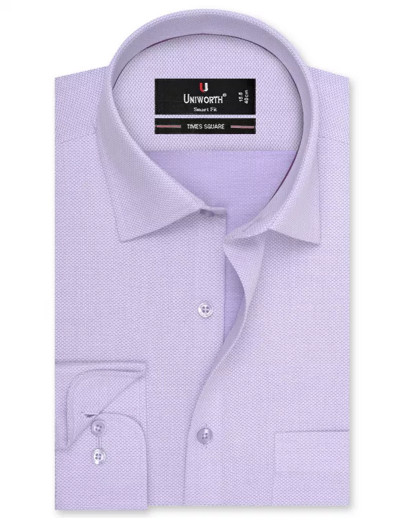 Stripe Lilac Tailored Smart Fit Shirt