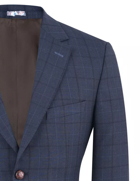 D Grey Tailored Smart Fit Coat