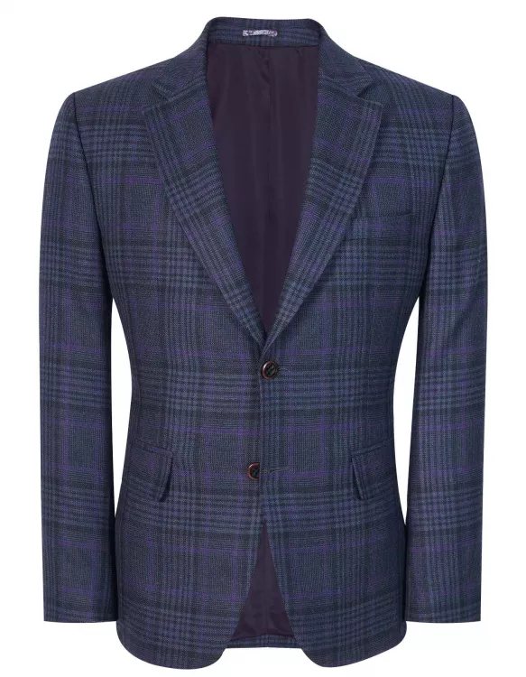 Purple Tailored Smart Fit Coat