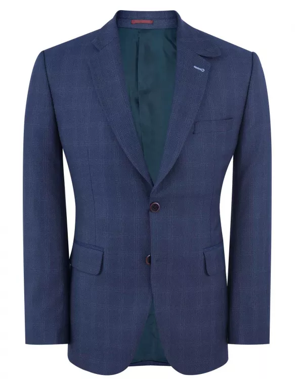 Blue Tailored Smart Fit Coat