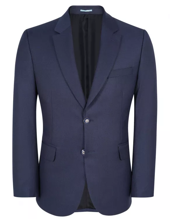 Navy Tailored Smart Fit Coat