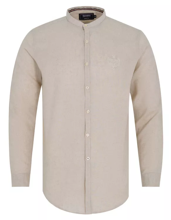 Fawn Plain Casual Shirt