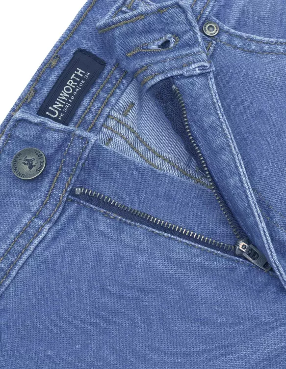 700 Smart Fit  L Blue Denim Jeans