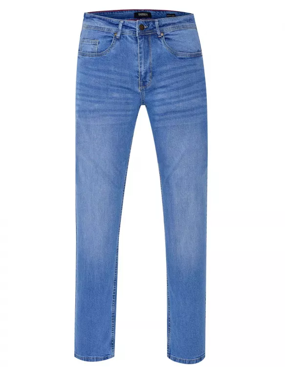800 L Blue Straight Fit Denim Jeans