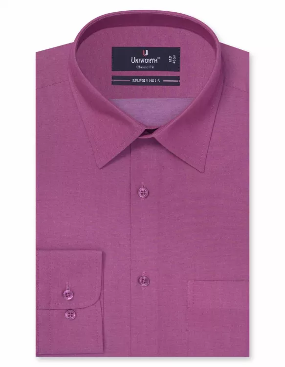 Plain T Pink Classic Fit Shirt