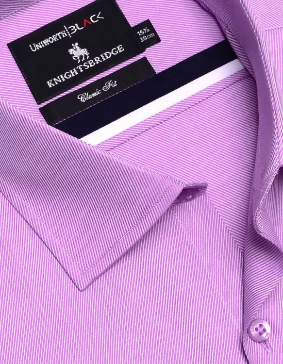 Plain Purple Classic Fit Shirt