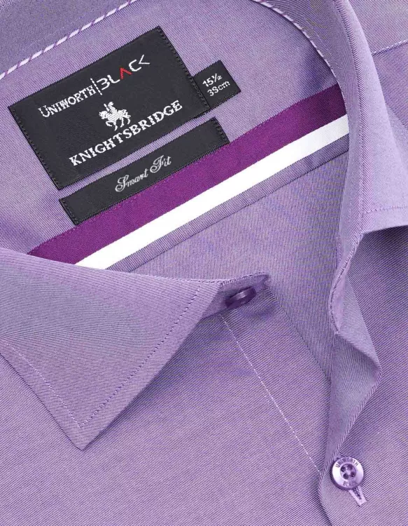 Stripe Purple Tailored Smart Fit Shirt
