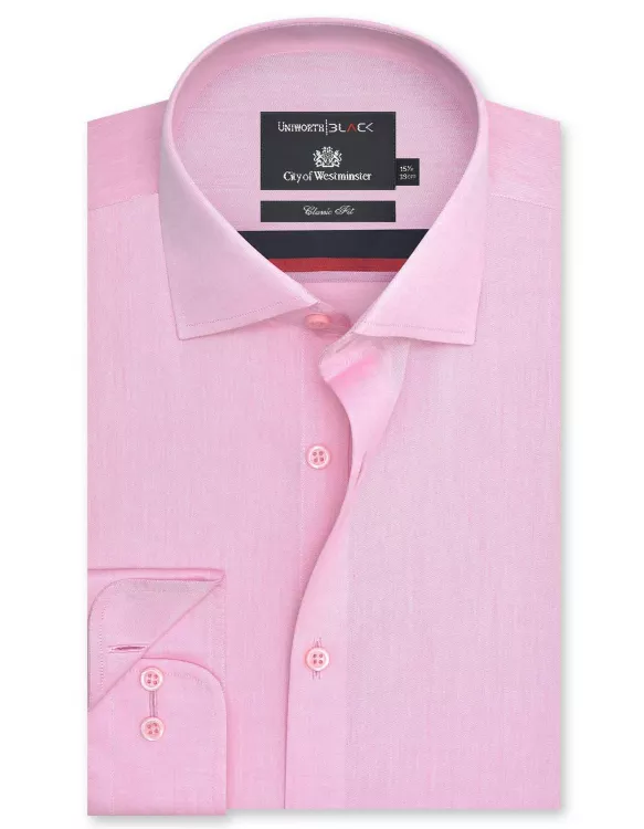 Plain Pink Classic Fit Shirt
