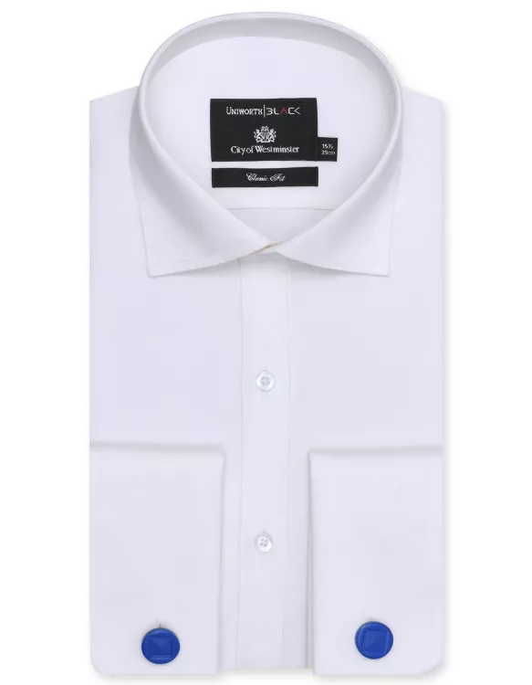 Plain Off White Classic Fit Shirt