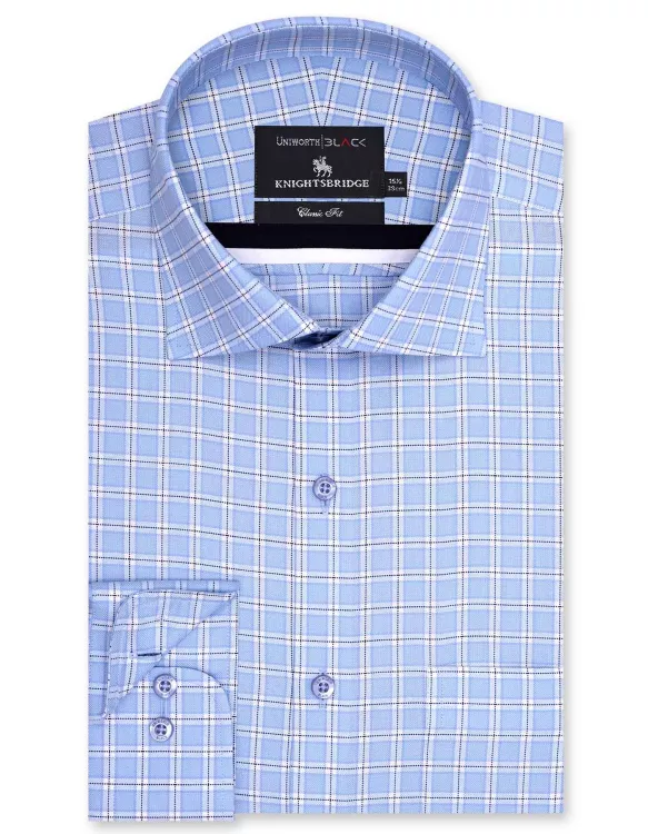 Check Sky Classic Fit Shirt