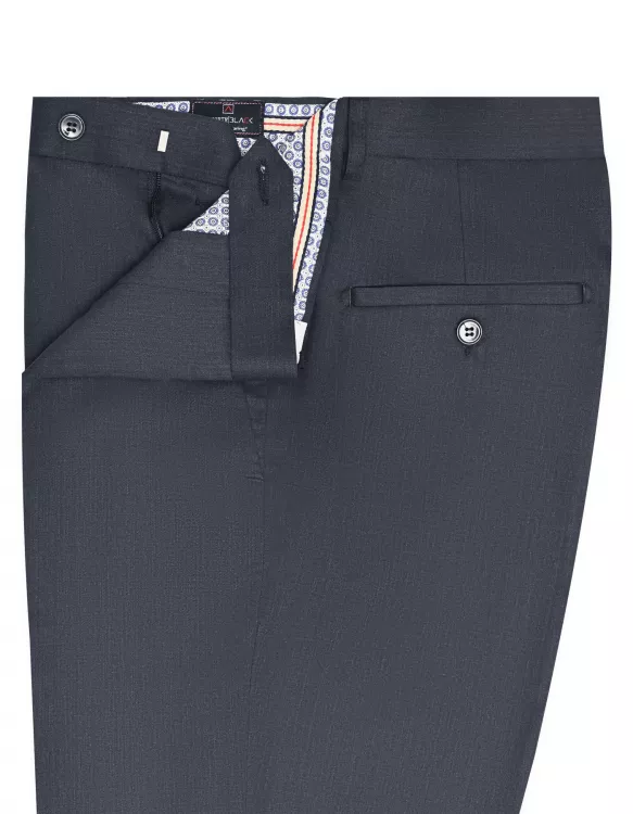Charcoal Plain Formal Trouser Tailored Smart Fit