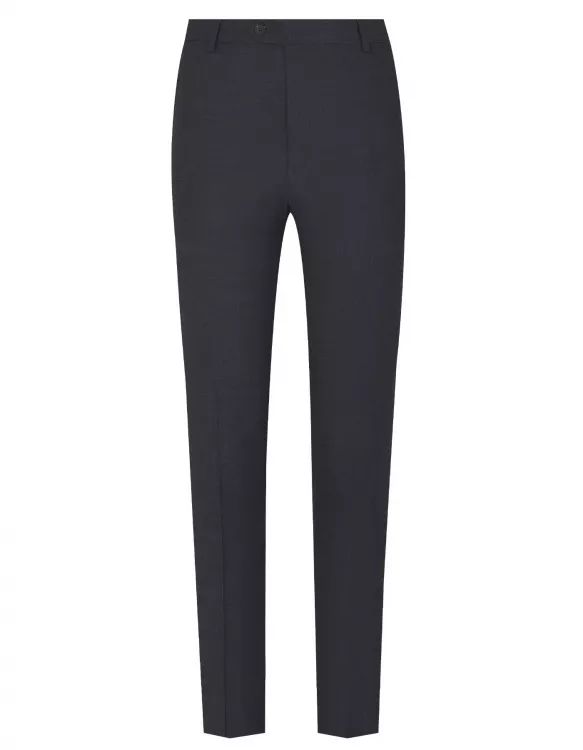 Charcoal Texture Formal Trouser Smart Fit