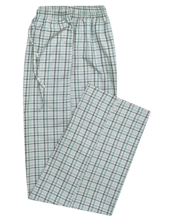 Green/Olive Cross Pocket Woven Pajama