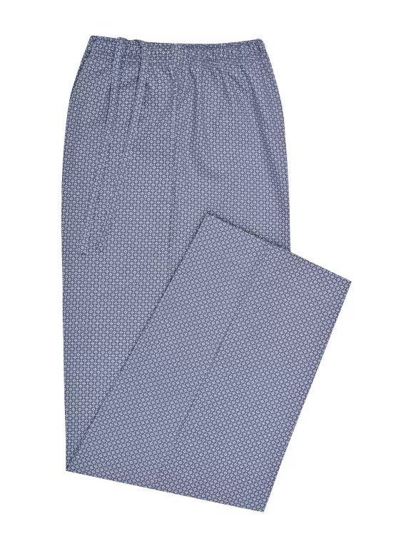 D Grey Cross Pocket Woven Pajama