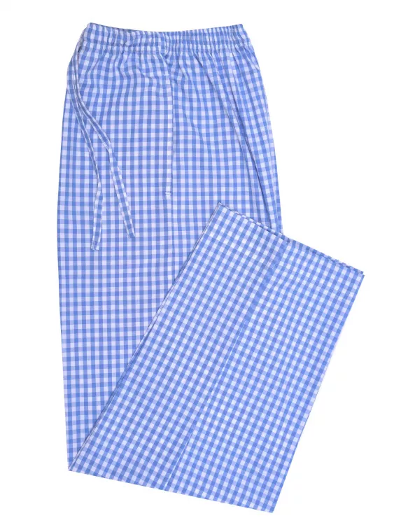 Blue/White Cross Pocket Woven Pajama
