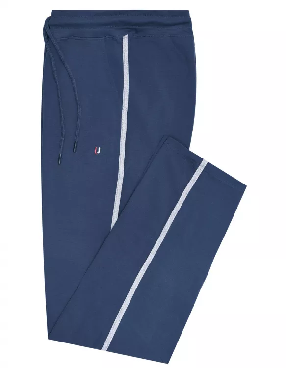 Navy Cross Pocket Knit Pajama