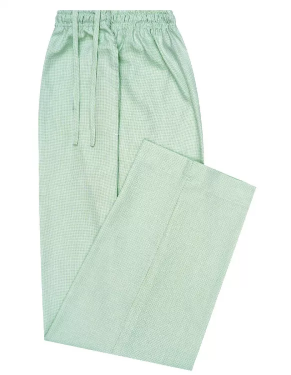 Green Cross Pocket Woven Pajama