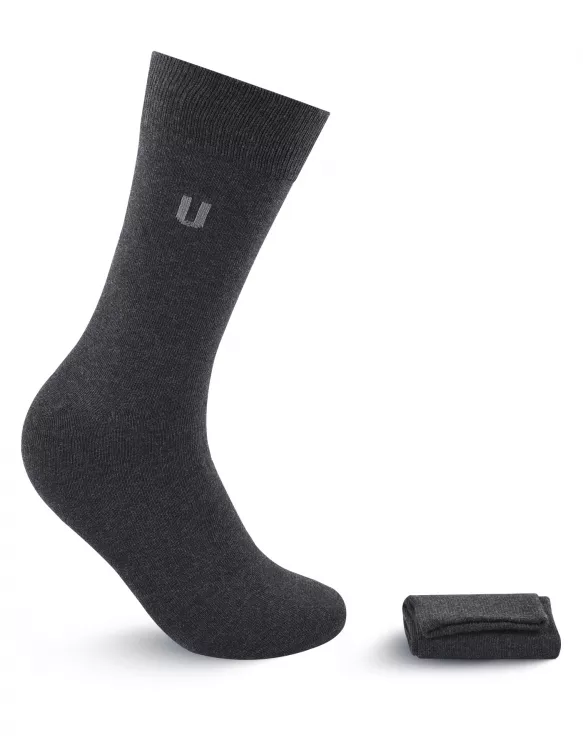 Charcoal Plain Saver Sock