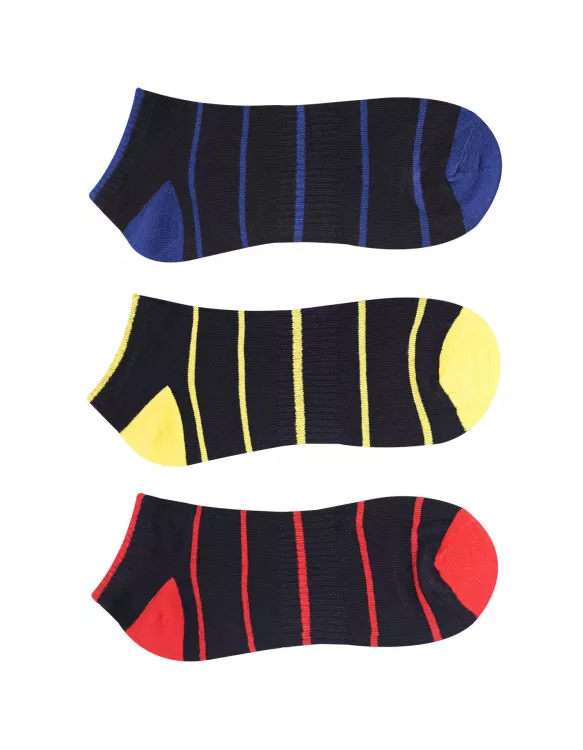 Multi Stripe Anklet Sock