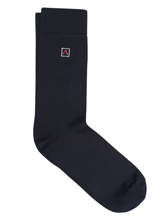 Black Plain Sock
