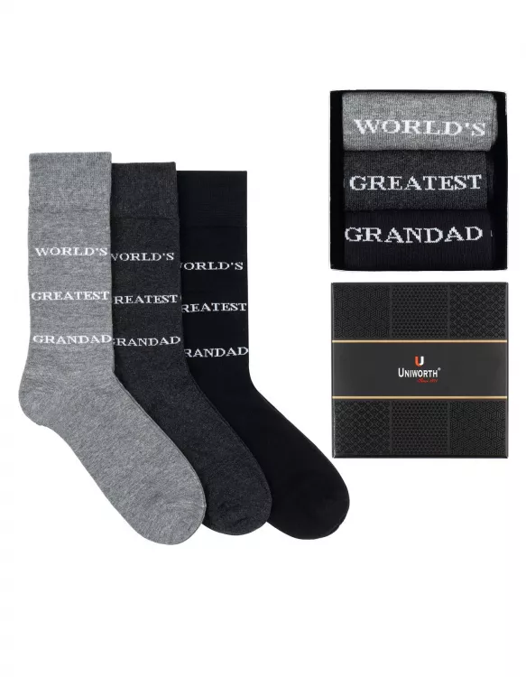 Multi Plain Best Grand Dad Sock