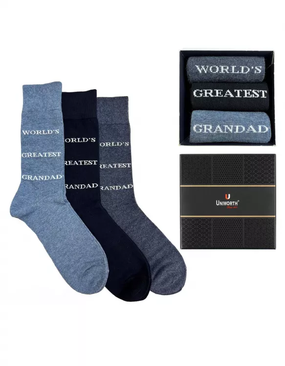 Multi Plain Best Grand Dad Sock