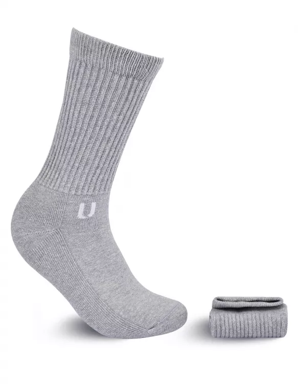 Ash Grey Plain Sock