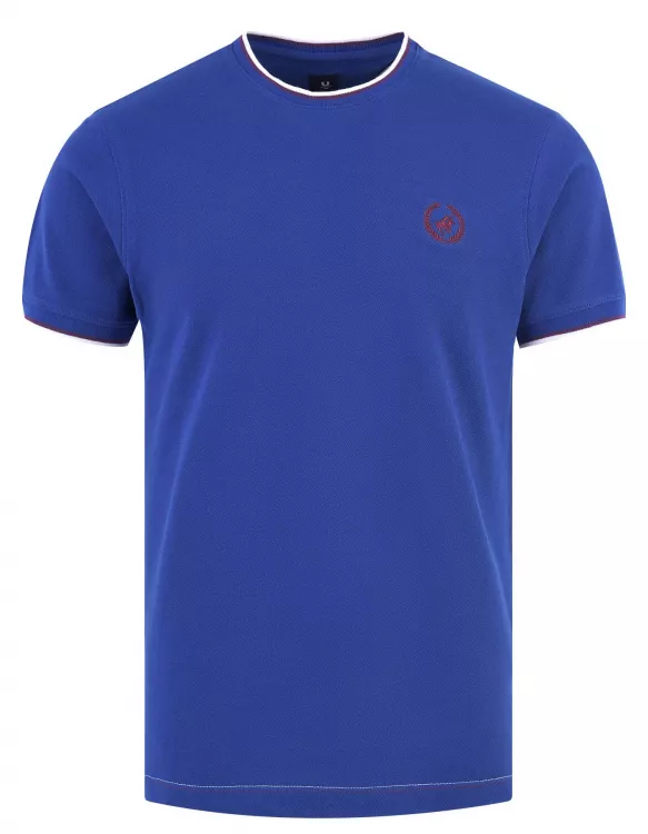 Plain Blue Half Sleeve T-Shirt