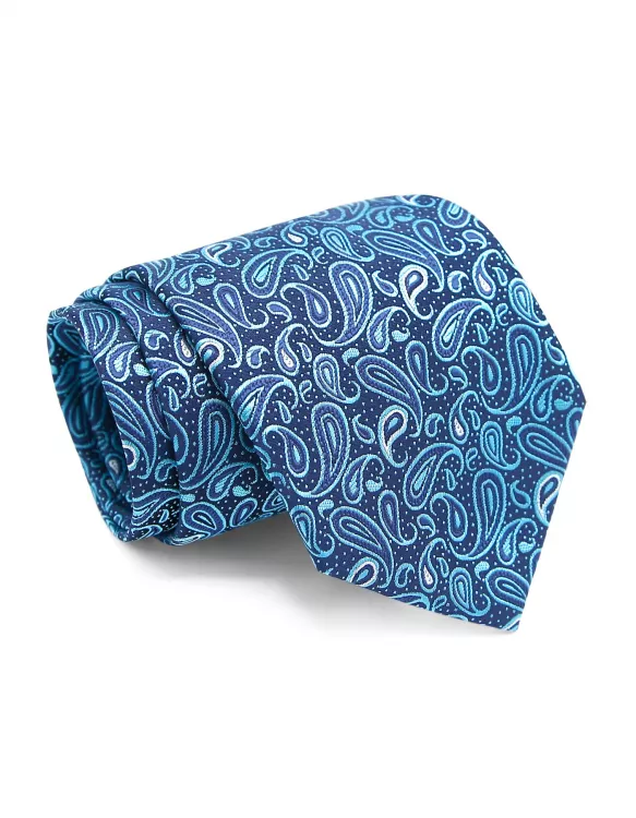Royal Blue Paisley Tie