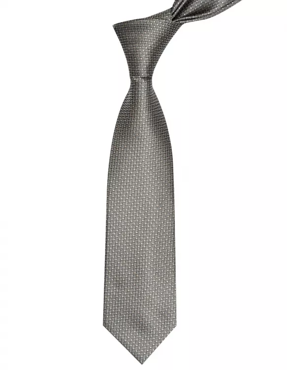 Khaki/Olive Geometric Tie