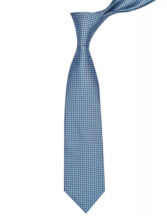 Black/Blue Texture Tie