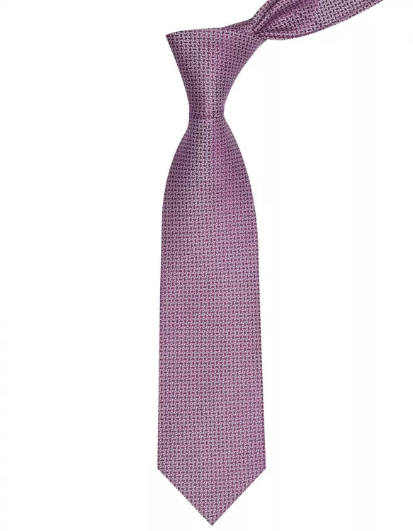 Purple/Silver Texture Tie