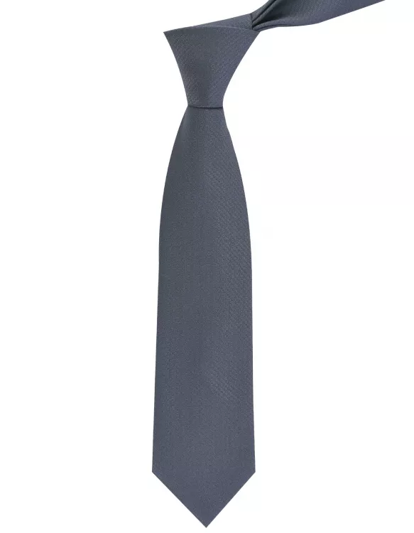 Charcoal Plain Tie