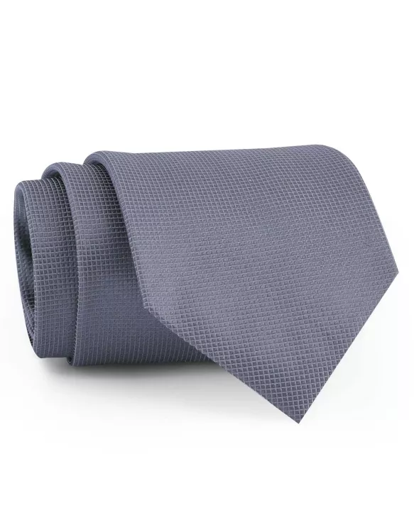 Grey Plain Tie