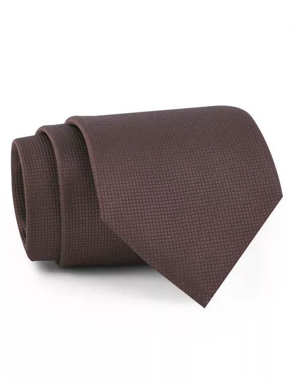 Brown Plain Tie