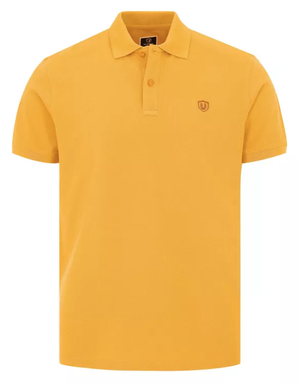 Plain Yellow Half Sleeves Polo Shirt