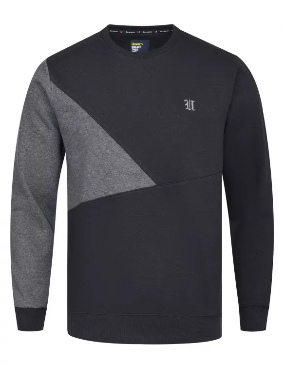 Plain Black/Charcoal Sweatshirt