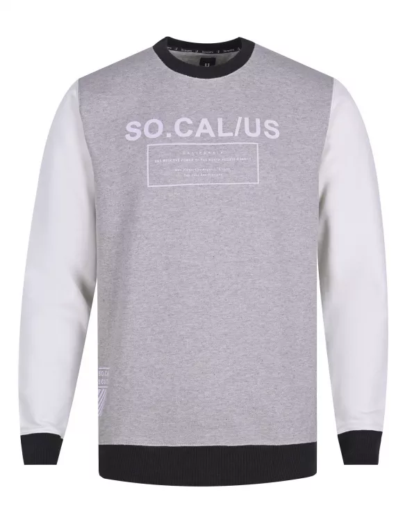 California White/Grey Sweatshirt