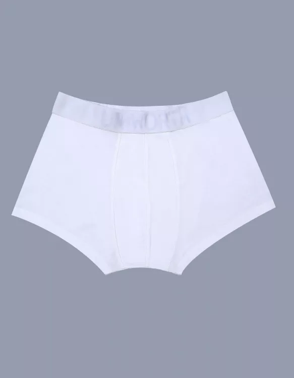 White Boxer Knit