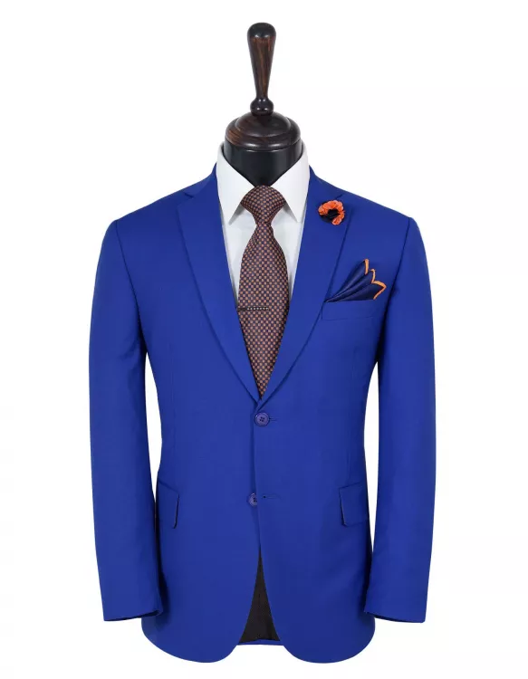 Blue Plain 2 PCS Suit