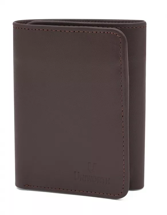 Brown 100% Leather Wallet
