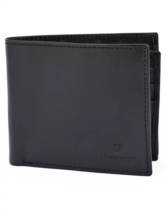 Black 100%Leather Wallet