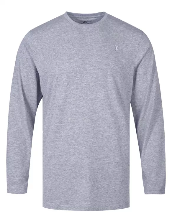 Plain Grey Full Sleeves T-Shirt
