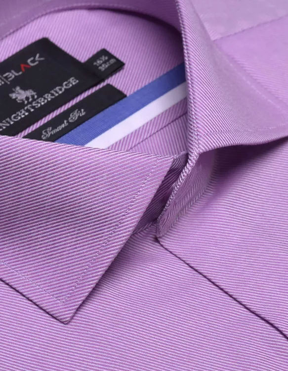 Purple Stripe  Smart Fit Shirt