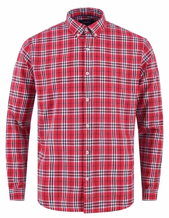 Red/White Check Casual Shirt